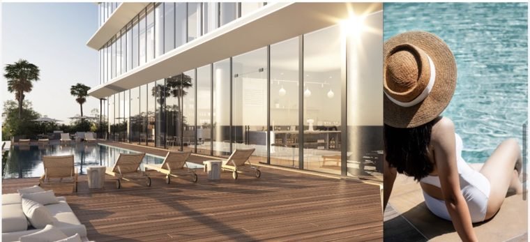 Pool deck